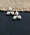 Retro French design triangle earrings, high-end summer stud earrings for women, Korean-style high-end internet-famous earrings Specification image